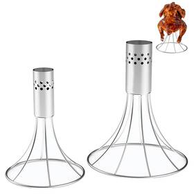 Sk-qd0162-ss2 Skyflame Beer Can Chicken Holder For Smokers And Grills 2 Pack Stainless Steel Whole