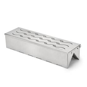Skyflame Sk-qd0190-ss1 Stainless Steel Bbq Smoker Box For Wood/smoking Chips - Universal Smoky Flavo