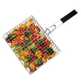 Slyyzyyds 765003649815 Grill Basket Stainless Steel With Portable Removable Handle Bbq Grilling