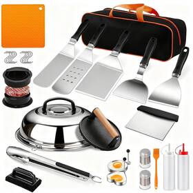 Grdl28pc Smeltgrid Griddle Accessories Kit For Blackstone 28pcs Hibachi Tools Accesso