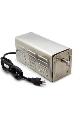 Sd7370 Smoke Daddy Inc. 40w Heavy Duty Stainless Steel Spit Rotisserie Motor Holds 125 Lbs