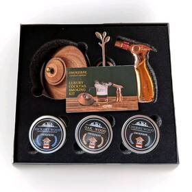 Smokebar 768599499031 Cocktail Free-standing Smoker Kit With Hickory Oak And Cherry Wood