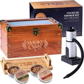 Smoky Crafts 445020360339 Old Fashioned Smoker Kit - Whiskey With Smoking Gun Cocktail Smoke B