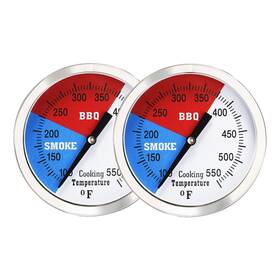 S12004 Solimeta 3 Inch Barbecue Thermometer Bbq Smoker Grill Smoke Tempe