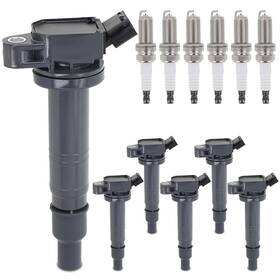 Uf495 Sorghum Ignition Coil Pack And Spark Plugs Compatible With Toyota 4runner Tun