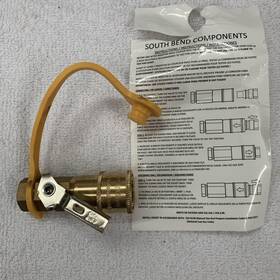 South Bend Components 658580135737 1/4 Inch Rv Propane Shutoff Valve Quick Connect Adaptor For Hose Natural