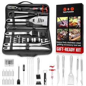 Ss26 Spartasake Bbq Grilling Accessories - Stainless Steel Barbecue Grill Tools K