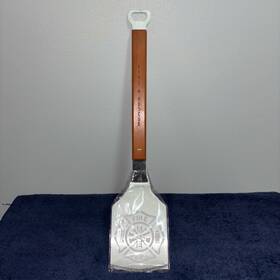 Sportula 814357010762 Fire And Rescue Stainless Steel Bbq Grill Spatula - New Dept