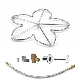 Spotix 673833676006 Hpc Penta Fire Pit Burner Kit Fps-penta18kit-ng-mscb 18-inch Match