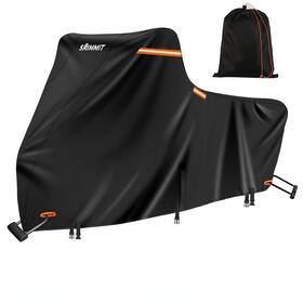 Hlcz-2xl Srimmit Motorcycle Cover Waterproof Outdoor 420d 2xl 96 Inch X43.3 X55 Black