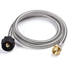 Ss5ftqcc Grill Connectors Hoses Stainless Braided Propane Adapter Lb Converter