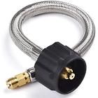 Sssrv1ft Shinestar Pigtail Stainless Braided Rv Propane Hose Connector With Type