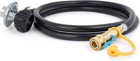 C009-6f-ra Stanbroil 6ft Propane 1/4 Inch Quick Connect Regulator Hose - For Rv Olympian Grills And Heaters