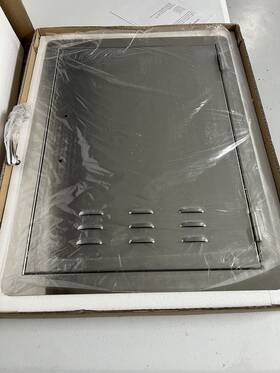 Z009-20w-ss Stanbroil Stainless Steel Single Vertical Access Door With Vents 17-inch By 24