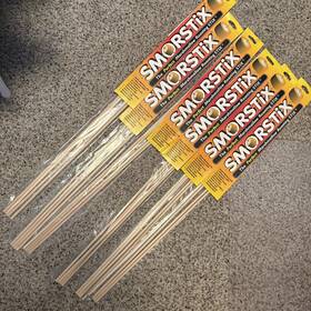 Sticks 687723073636 6 Packs Smorstix Wooden Marshmallow Roasting S Mores 24 Total