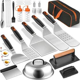 Hd-j-0148 Stofiro Griddle Accessories Kit 36pcs Complete Flat Top Grill Set For Bl