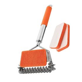 Strendier 757377444547 Grill Brush Bristle Free 2 In 1 Safe Scraper For Outdoor