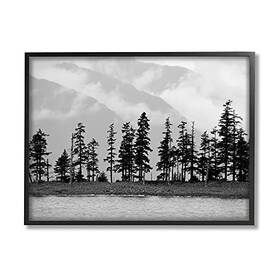Stupell Industries 196216165371 Empty Pine Tree Forest Coast Line Misty Mountains Designed By Savanah Plank