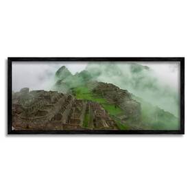 Stupell Industries 197081969385 Breathtaking Machu Picchu Fog Framed Giclee Art Design By Savanah Plank