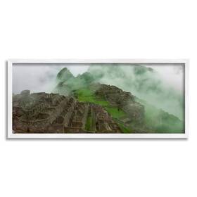 Stupell Industries 197081969422 Breathtaking Machu Picchu Fog Framed Giclee Art Design By Savanah Plank