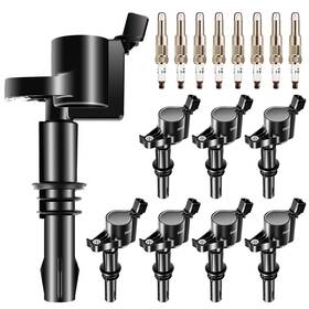 Stzj3121 Stzjaye Set Of 8 Ignition Coil Pack And Iridium Spark Plugs Kit Dg511 Sp546 Compatibl