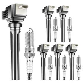 Stzj3136 Stzjaye Ignition Coil Pack Set Of 6 Uf826 And Iridium Spark Plugs Compatible With For
