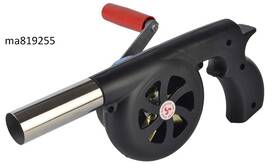 Sunglow 791378723164 Outdoor Bbq Fan Air Blower Hand Crank Fire Bellows For Camping Stove