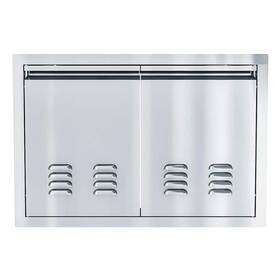 Aru-ddv30 Sunstone Aruba 30 Inch Stainless Steel 2-doors Vented Access Door Unit