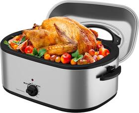 Zer005sl-11-spsv-n1 Sunvivi 26 Quart Roaster Oven Electric With Silver