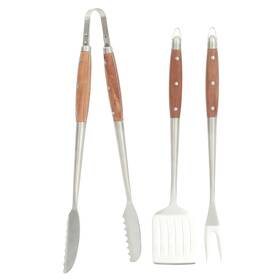 Sur La Table 085081650818 Kitchen Essentials Family Cookout Heavy Duty Stainless Steel Grilling Tool Se