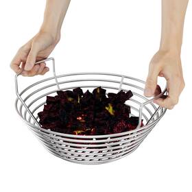 Suzlon 717019278619 Ash Basket Large Heavy Duty Stainless Steel For Big Green Egg Kamado Joe