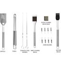 Synchkg054408 Case Bbq Grill Tools Set With Barbecue Accessories Stainless Steel