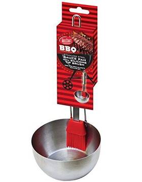 Tablecraft Products 727875106414 Bbqpbr Bbq Brush With Stainless Steel Sauce Pan