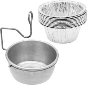 Tailgriller 445052626694 Grease Cup With Clip For Char-broil And Other Similar Grills Catcher