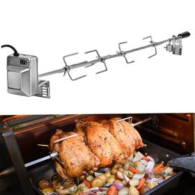 Ts2023062801 Taishi Universal Grill Rotisserie Kit Bbq Roaster 32 Inch /39 Spit Rod Electric Motor