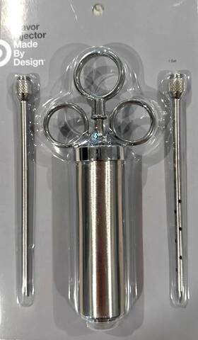 Si100 Target By Design Stainless Steel Meat Marinade Flavor Injector Turkey Bbq Grill Syringe 2oz