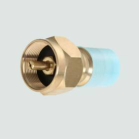 241145 Techtongda Propane Refill Adapter Lp Gas Cylinder Coupler - Gold