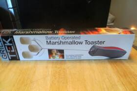 Tek Grill 021276430506 New In Box Battery Operated 3 Prong Rotating Marshmallow Toaster