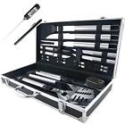 Tek19bbqtlsv1 Teikis Grilling Accessories Bbq Tools Set Including Digital Stainless