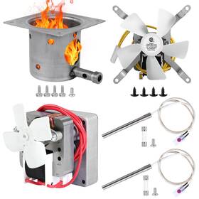 Teonkeeys 698596547643 Grill Replacement Parts Kit For Traeger Pit Boss Auger Motor Induction Fan