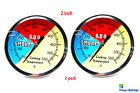 Tg2-550-2 Hongso Bbq Grill Temp Gauge Charcoal Barbecue Pit Wood Smoker