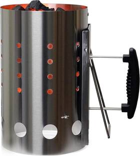 Ch1930 The Bincho Grill Stainless Steel Charcoal Chimney Starter Perfect Silver
