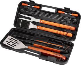 Cgs-w13 The Fulham Group Cuisinart 13-piece Wooden Grill Tool Set Bbq Accessories And Tools Durable