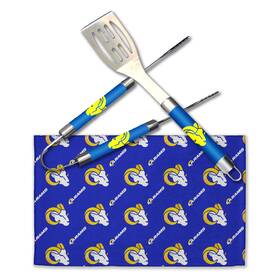 The Northwest Company 190604286495 La Rams Bbq Grill Utensil Set