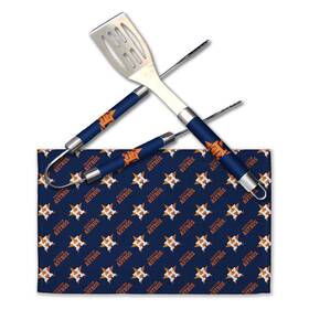 The Northwest Group 445017829832 Mlb Astros Stainless Steel Bbq Grilling Utensil Set Outdoor Kitchen Accessories