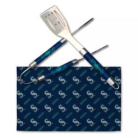 The Northwest Group 445046593568 Mlb Mariners Stainless Steel Bbq Grilling Utensil Set Outdoor Kitchen Accessorie
