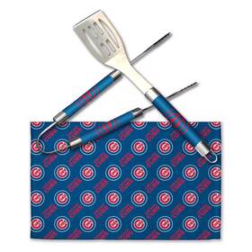 The Northwest Group 711181519600 Mlb Cubs Stainless Steel Bbq Grilling Utensil Set Outdoor Kitchen Accessories