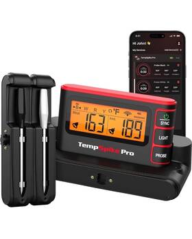 Thermopro 897099885528 Wifi Bluetooth Wireless Meat Thermometer Digital Unlimited Range D