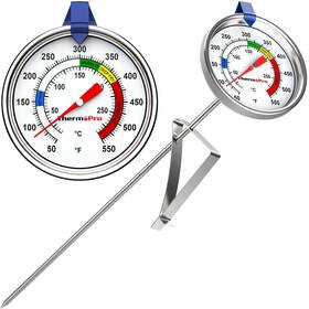 Apt520c Thermopro Candy Thermometer With Pot Clip 9 Inch Long Probe
