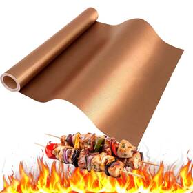 Th-02-bbqmat Thienlee Bbq Grill Mat Roll Cut To Size Mats For Outdoor Non-stick Accessories Gas